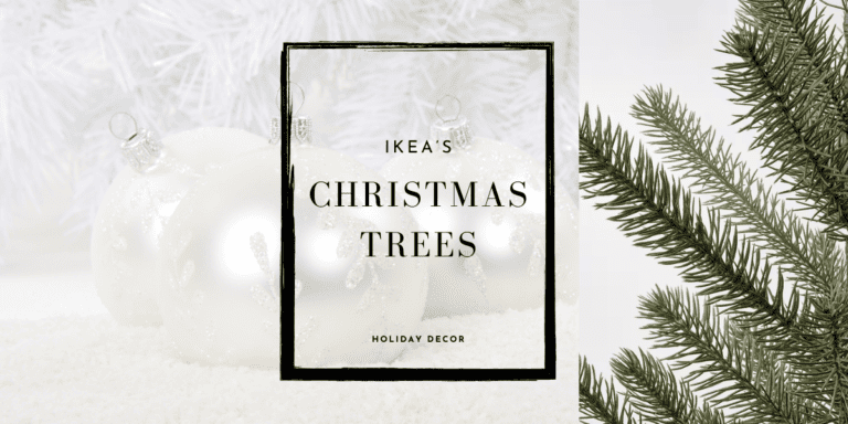 Explore Ikea’s Christmas tree collection 2023